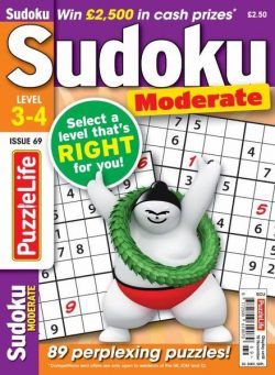 PuzzleLife Sudoku Moderate – October 2021