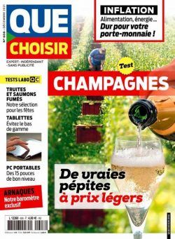 Que Choisir – Decembre 2021