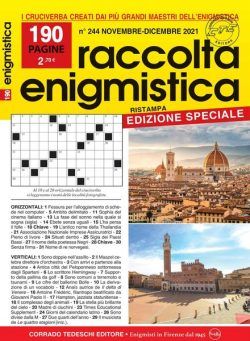 Raccolta Enigmistica – novembre 2021