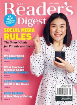 Reader’s Digest Asia – August 2021
