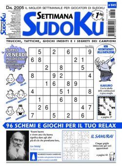 Settimana Sudoku – 20 ottobre 2021