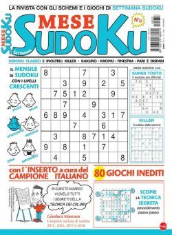 Settimana Sudoku Mese – 12 novembre 2021