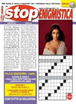 Stop Enigmistica – novembre 2021