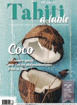 Tahiti a table – Octobre 2021