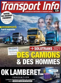 Transport Info – 5 Novembre 2021