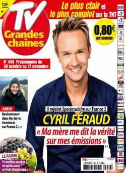 TV Grandes chaines – 30 Octobre 2021