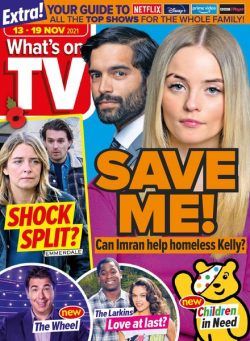 What’s on TV – 13 November 2021