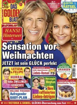 Das Goldene Blatt – 18 Dezember 2021