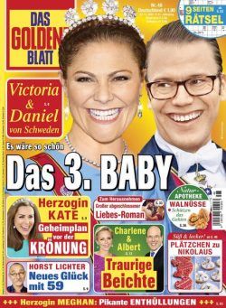 Das Goldene Blatt – 27 November 2021