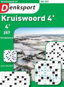 Denksport Kruiswoord 4 – december 2021