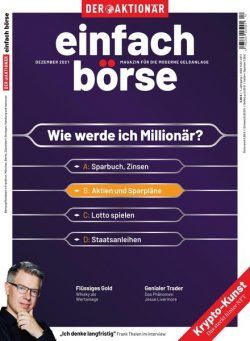 einfach bOrse – Dezember 2021