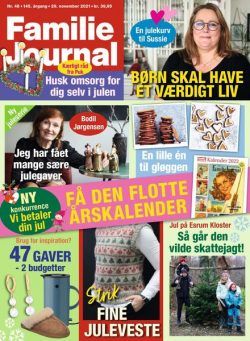 Familie Journal – 29 november 2021