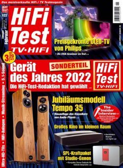 HIFI TEST TV HIFI – Januar 2022