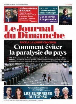 Le Journal du Dimanche – 26 decembre 2021