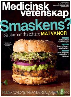 Medicinsk Vetenskap – 07 december 2020