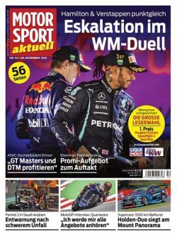 MOTORSPORT aktuell – 07 Dezember 2021