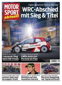 MOTORSPORT aktuell – 23 November 2021