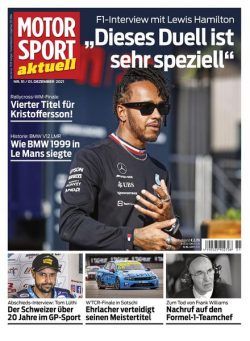 MOTORSPORT aktuell – 30 November 2021