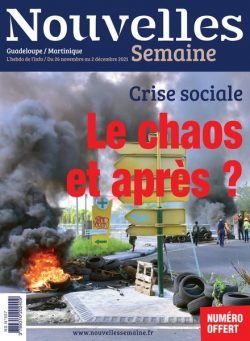 Nouvelles Semaine – 26 Novembre 2021