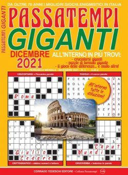 Passatempi Giganti – 12 novembre 2021