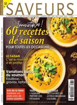 Saveurs France – Decembre 2021 – Janvier 2022