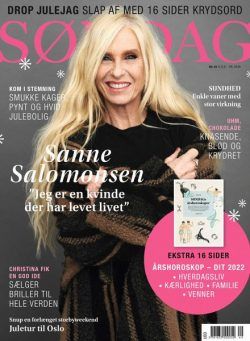 Sondag – 06 december 2021