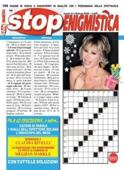 Stop Enigmistica – gennaio 2022