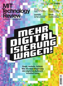 Technology Review – Dezember 2021
