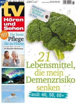 TV HOren und Sehen – 12 November 2021