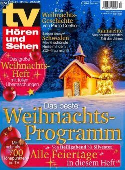 TV HOren und Sehen – 17 Dezember 2021