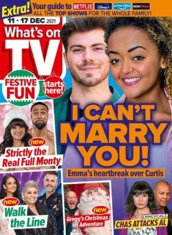 What’s on TV – 11 December 2021