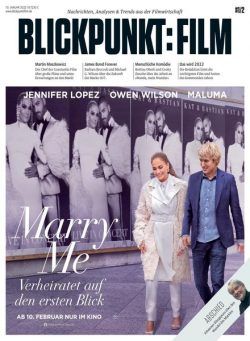 Blickpunkt Film – 10 Januar 2022