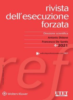 Esecuzione forzata – Dicembre 2021