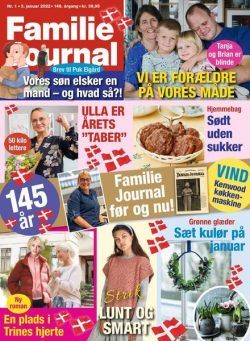 Familie Journal – 03 januar 2022