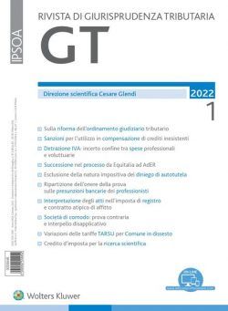 GT Rivista di Giurisprudenza Tributaria – Gennaio 2022