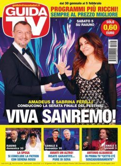 GuidaTV – 25 gennaio 2022