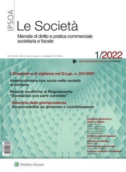 Le Societa – Gennaio 2022