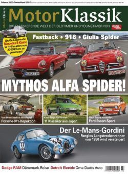 Motor Klassik – 11 Januar 2022