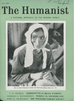 New Humanist – The Humanist, July 1960