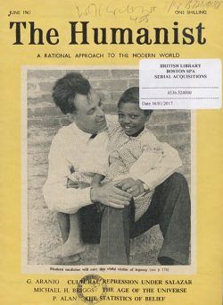 New Humanist – The Humanist, June 1961