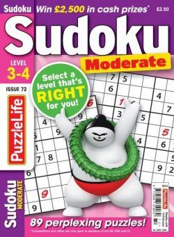 PuzzleLife Sudoku Moderate – January 2022