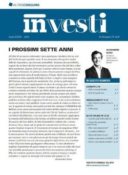 Altroconsumo Investi – 25 Gennaio 2022