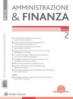 Amministrazione & Finanza – Febbraio 2022