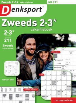 Denksport Zweeds 2-3 vakantieboek – 20 januari 2022