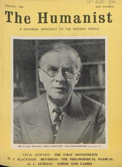 New Humanist – The Humanist, February 1958