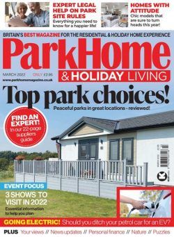 Park Home & Holiday Caravan – March 2022