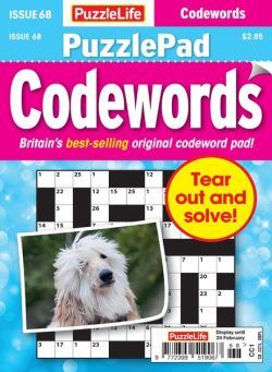 PuzzleLife PuzzlePad Codewords – 27 January 2022