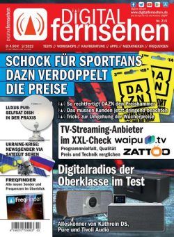 Digital Fernsehen – 11 Marz 2022