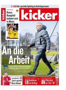 Kicker – 17 Marz 2022