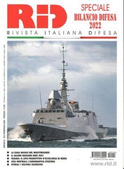 Rivista Italiana Difesa – Febbraio 2022